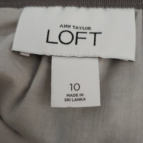 Ann Taylor Loft Women's Size 10 Skirt with Ribbon waistband - Picture 4 of 4